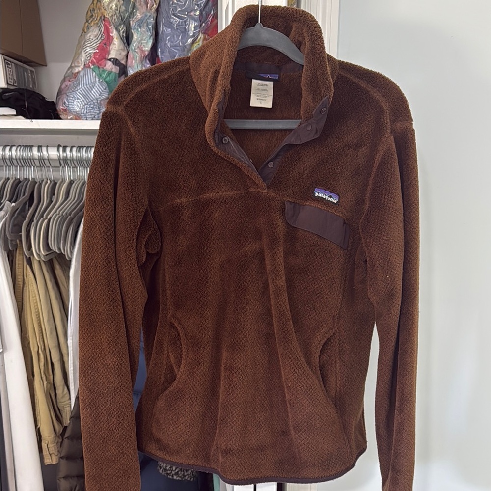 Patagonia Brown Fleece Pullover